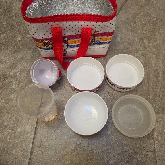 2019 Sanrio Hello Kitty Friends Insulated Lunch bag Cooler Tote Bag 8x5x6 cup - Picture 5 of 10